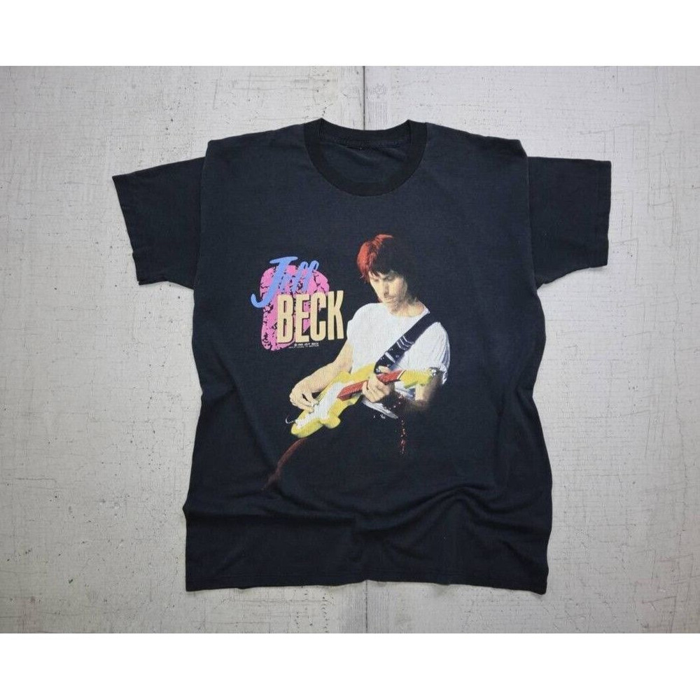 Jeff Beck Guitar Shop World Tour Black Shirt